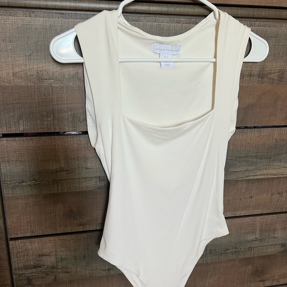 House of Harlow 1960 Ivory Bodysuit